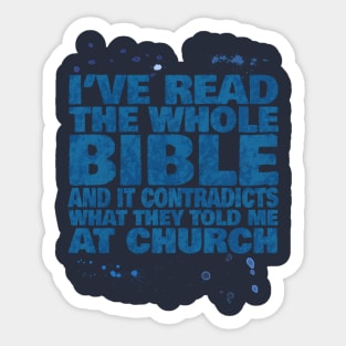 I've Read The Bible! Sticker